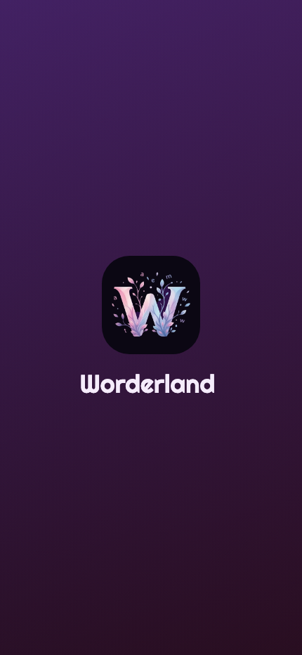 Worderland açılış ekranı